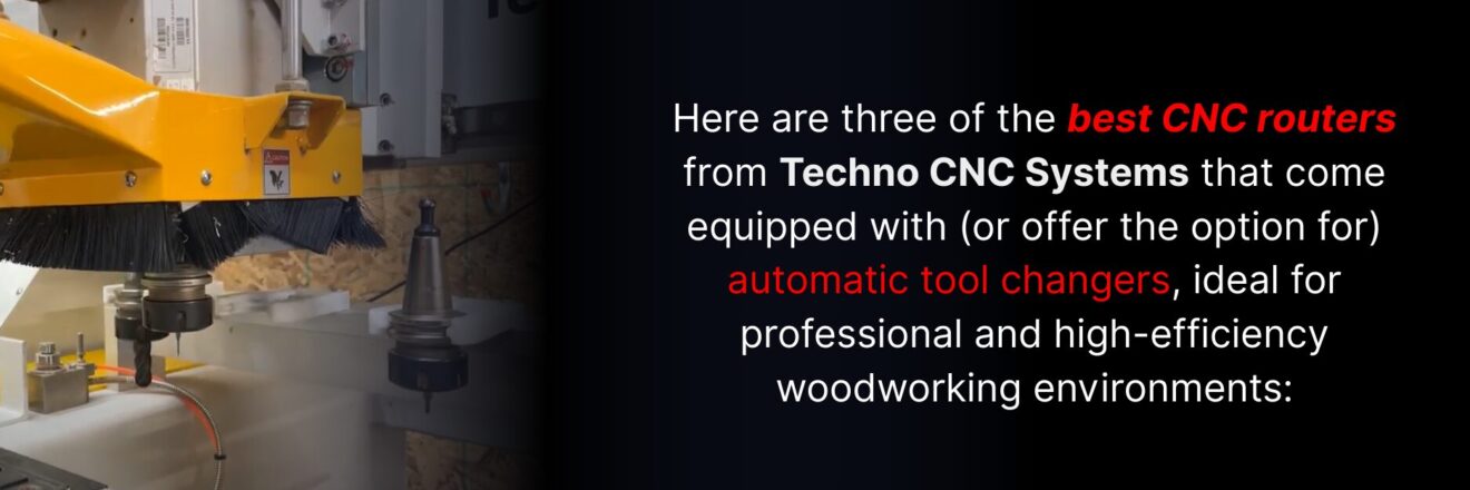 CNC Router with a Tool Changer